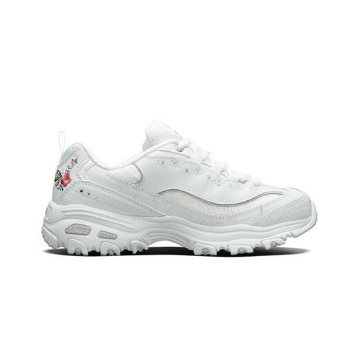 Skecher Fashion Casual Women's Mode bestickte Panda -Schuhe 11977 Weiß/WHT 36