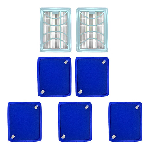 Jingbo Jingxi passt sich an Philips Vakuumreiniger -Filterelement -Zubehör FC9728/FC9732/FC9735 Filternetzfilter Baumwolle 1 Frontfilterelement + 1 Heckfilterelement
