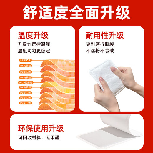 Peppa Pig Kangaroo Warm Baby Patch Enhanced Self-heating Body Warming Patch Menstrual Period Warming Patch Anti-cold Warm Waist Hot Compress Patch 50 Piece Gift Box