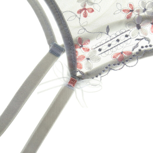 Belles jarretières de maison de filles jarretières transparentes en dentelle européenne et américaine 44000w gris m
