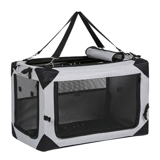 Car Dog Cage Trunk Large Dog Car Cat Cage Dog Cage Medium and Large Dog Pet Tent Portable Folding Royal Blue 116.5*77*77120Jin Jin equals 0.5kg Family Pack