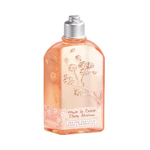 L'Occitane Sweet Cherry Blossom Shower Gel 250ml mild cleansing foam dense girly fragrance imported from France as a gift