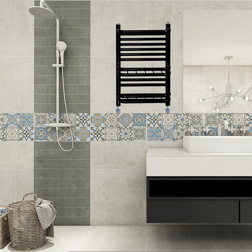 
Nanshan radiator radiator household plumbing wall-mounted steel decorative radiator fin bathroom frame back basket steel flower basket B steel flower basket B-height 826mm center distance 400mm