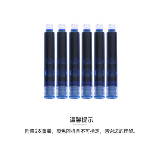 HERO New Year's gift pen 359B student office calligraphy practice iridium fountain pen (with 6 ink bags attached) EF tip pearlescent powder