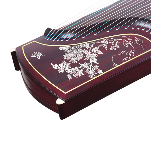 Dunhuang Brand Guzheng 698 Serie Erwachsene High-End-Performance-Bewertungsbewertungsguzheng Shanghai Nationales Musikinstrumente Fabrik 1 698t Pfingstrosen