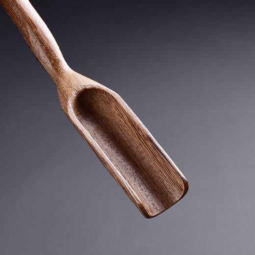 Xiao Zihe De Tea Ebony Tea Spoon Bamboo Tea Spade Rosewood Tea Spoon Kung Fu Tea Set Tea Ceremony Accessories Chicken Wings - Wooden Tea Spoon