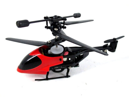 Fábrica Suministro directo QS5012 Qingsong 2 canales Aeronave de control remoto Mini helicóptero Toy Drone Niños apuntados rojo