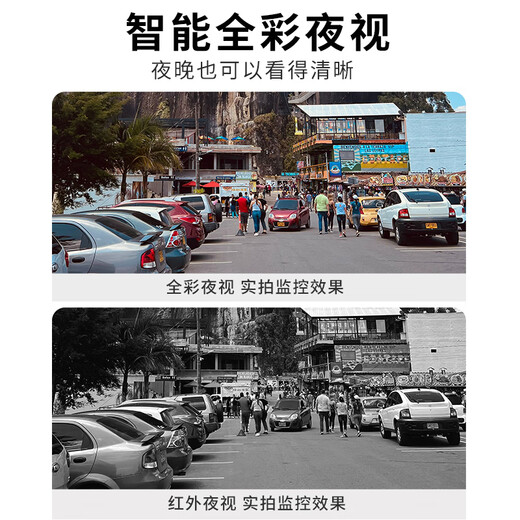 宏闪（HonGshan）4g太阳能摄像头室外无线监控器家用360度无死角带夜视全景全彩追踪无电无网户外无需连wifi免插电