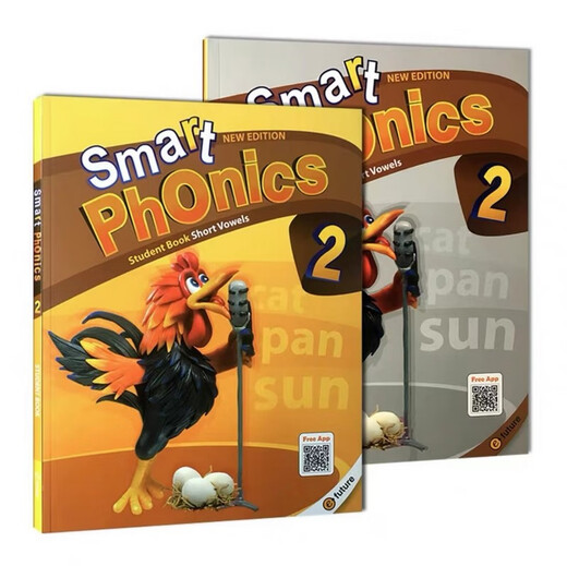 Smart Phonics 12345级 课本+练习册套装短期零基础 入门自然拼读进口教材少儿英语教师用书 APP 1级 学生书+练习册