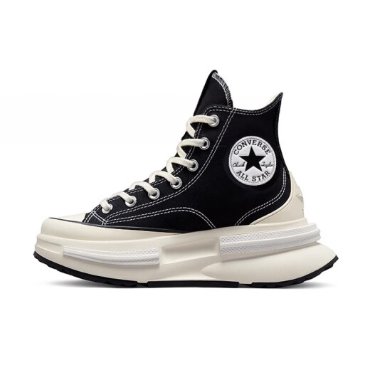 Converse men's and women's shoes Legacy sandwich retro thick-soled casual canvas shoes high-top heightened small couple's shoes A00869C black 37 /4.5