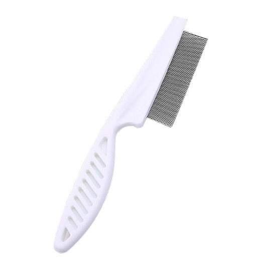 Bellega cat comb, dog mouth hair needle comb, straight comb to remove floating hair, dense tooth comb to remove fleas and dander, eye corner cleaning artifact, black large size