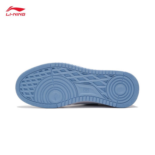 Li Ning (LI-NING) Haichuan丨Men's Shoes Cloud Technology Shoes Shoes Absorbing and Resilience Lightweight High-Elevation Climax Classic Casual Shoes Small White Shoes Standard White/New Aurora Blue-2 42