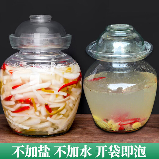 山久香泡菜母水正宗四川泡菜母水泡菜调料包底料老坛酸水老盐水腌料引子 川味681g*2袋【适5斤容器】