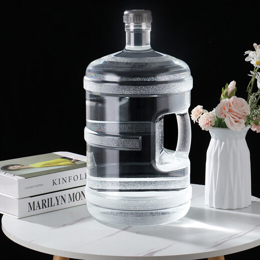 Baijie bucket pure water bucket bucket water food grade bucket mineral water large bucket drinking water bucket purified water bucket black cover 5L