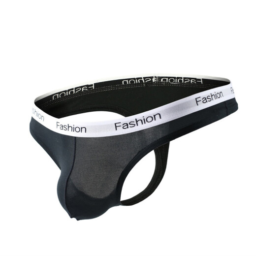 Thong men's fully transparent low-waisted cotton Thong wide-brimmed European and American fashion sexy u convex underwear trendy men's seamless sports t-pants men's lace sexy underwear mood products black trousers men's summer men's underwear personality trend handsome men sexy underwear autumn XL autumn underwear, Handsome men sexy underwear men's low waist briefs