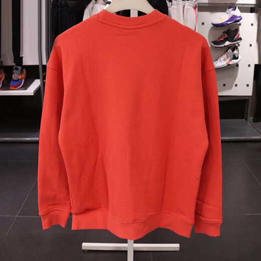 阿迪达斯（adidas）三叶草卫衣女装大Logo户外运动服休闲时尚潮流宽松圆领套头衫 FM3291 M