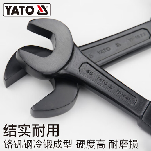 Yato Open Klopfschlüssel Schwerlast-Single-Kopf-Griffschlüssel 22-150 mm großer industrieller Brettpreis 60 mm YT-3518