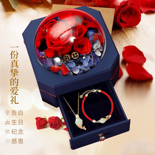 SGE18-year-old coming-of-age gift lucky koi bracelet for men and women coming-of-age gift college entrance examination gift for my daughter to cheer for the high school entrance examination koi red bracelet + necklace + brand gift box