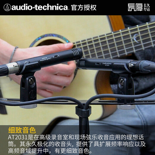 Audio-technica AT2020 AT2035 AT4040 AT4033 AT2031 condenser microphone audiobook recording live karaoke dubbing set anchor sound card singing microphone Audio-technica AT2031 2 pieces + floor stand genuine new