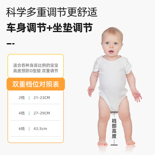 Xiaobuduotu walker baby 2024 new children's cart baby anti-turnover learning driving multi-functional walker maca powder/silent wheel/toy model