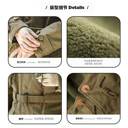 Maden Workswear American Retro M47 Park enlepréce