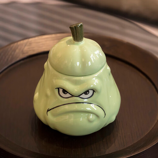 Jidaocook Japanese melon water cup Wogua mug for boyfriend boy ceramic tea cup girl birthday gift home funny creative 550ml