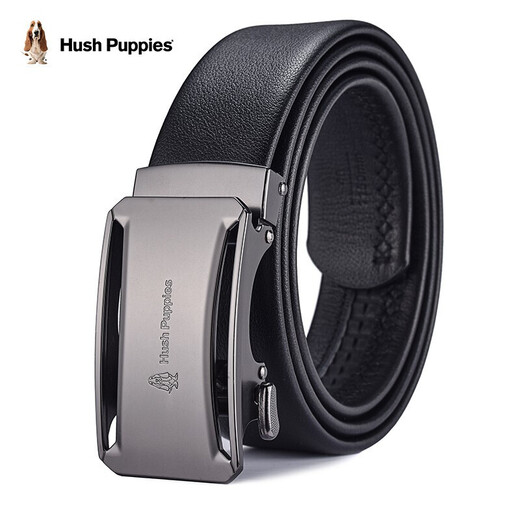 Hush Puppies men's belt classic automatic buckle belt urban trend casual business banquet New Year gift for boyfriend