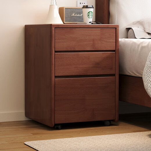 Kao nordique en bois massif armoire à coffre simple ménage petite chambre de rangement de chambre à coucher armoire 678 # couleur en bois réel