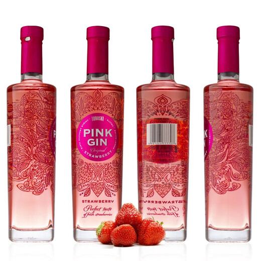 
Lubsky Fruit Gin Blueberry Citrus Pink Strawberry LUBUSKI Gin Felt Wine Ladies Wine Polish Imported Foreign Wine Pink Gin 500mL 1 Bottle