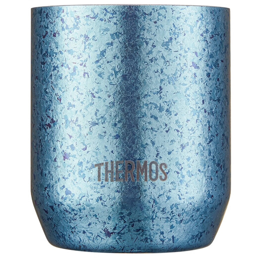 THERMOS Thermos Watch Elephant Series Titanium Cup Desktop Cup High-end Gift Box Desktop Titanium Office Water Cup Business Custom Gift Rock [Pure Titanium Inside and Outer] 280ml