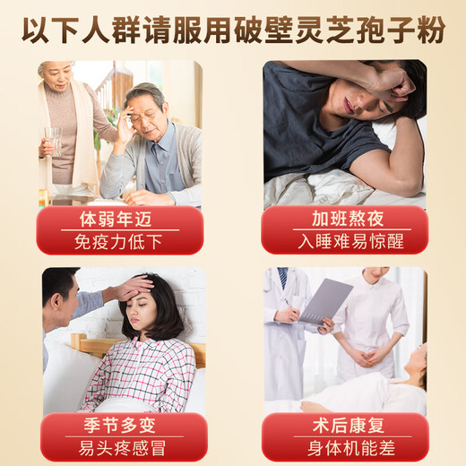 中科创新破壁灵芝孢子粉胶囊 同价618 增强免疫力多糖三萜送礼 保健品礼盒 100粒1瓶【初调体验装】