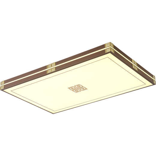 Recalling the past, new Chinese style living room LED ceiling lamp Chinese style bedroom lamp dining room modern simple Zen three-color Zen lamp 6187 round 50cm