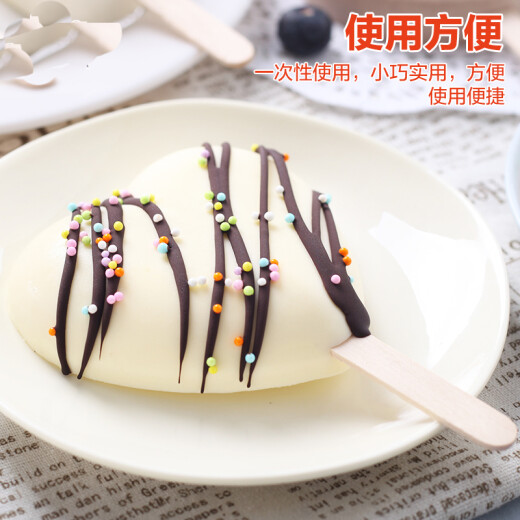 PAPAROTTY ice cream stick popsicle stick diy handmade wooden board material ice cream stick popsicle stick wooden stick 100 pieces