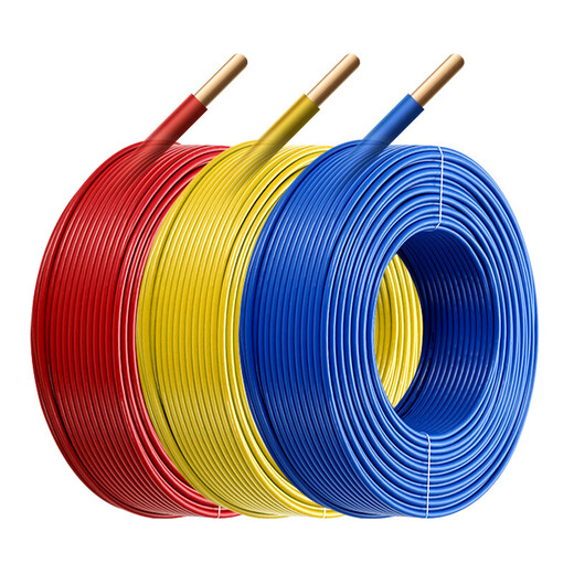 Hongyan Wire and Cable BV2,5 Quadrat 100 Meter blauer Einzelkern-Einzelstrang-Kupferdraht nach nationalem Standard, harter Draht, Heimdekoration, Beleuchtung, Netzkabel