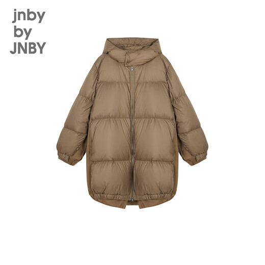 Jnby by JNBY Goose Down Jacket Jiangnan Buyi Children's Clothing Parent-child Clothing 95 White Goose Down Down Jacket for Boys and Girls 1N0C13230 216 Wax Pink Camel 170 cm (Adult)