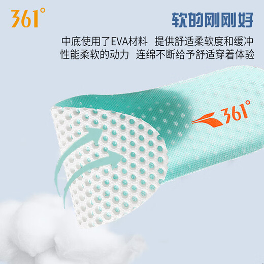 361 Sports Semelles pour hommes et femmes, confortables, respirants, les semelles intérieures absorbant les chocs élastiques, l'absorption de sueur et les semelles militaires à semelle souple à l'épreuve des odeurs, White / Cyan 45