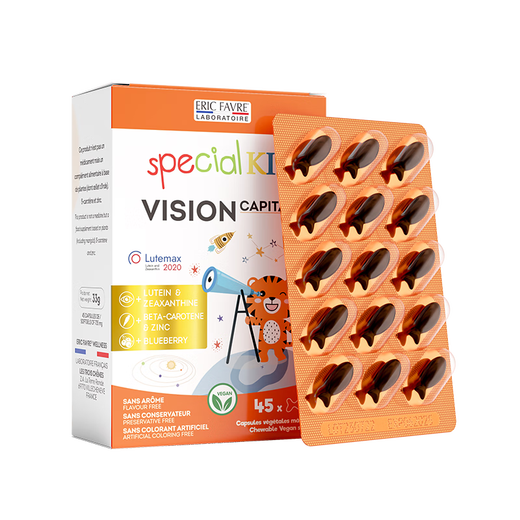 
EricFavre Blueberry Lutein Children's Liquid Capsules Infant and Toddler Eye Gummy Vitamins Popsicle Children Lutein Capsules 3 Box Pack