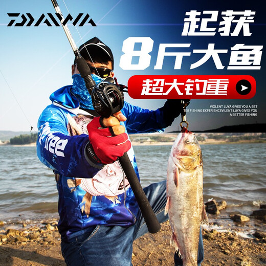 Daiwa (Daiwa) Luya -Stange Vollständiger Satz Fischereisen Marauder Einstangen Wasser Tropfenrad Spinnrad Set Carbon Pist