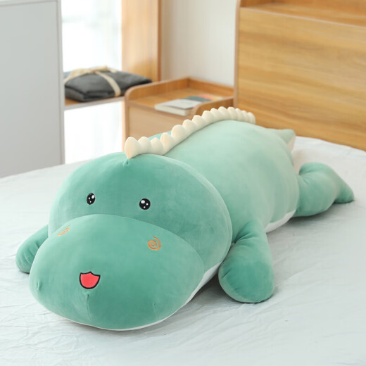 Little Stupid Bear Cute Dinosaur Plush Toy Doll Pillow Sleeping Long Pillow Bed Big Doll Doll Birthday Gift Girls Chinese Valentine's Day Gift