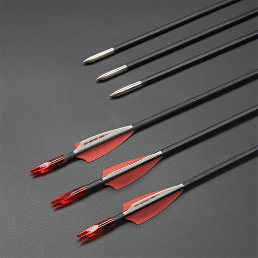 HUWAIREN Bogenschießen Erwachsene Recurve-Bogen Wettkampf Metallrollenbogen Militär-Fan-Ausrüstung Pfeil- und Bogen-Set Fitnessgeräte Black Panther 6 Übungspfeile (Fiberglaspfeile) 30 lbs.