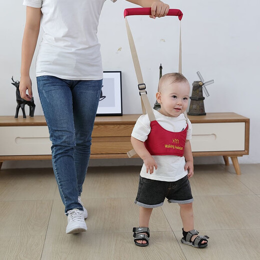 Hug Duck Baby Toddler Belt Summer Learning Walking Carrier Anti-strangle Baby Breathable Four Seasons Anti-Loss Children Toddler Belt Simple Style-Dark Blue