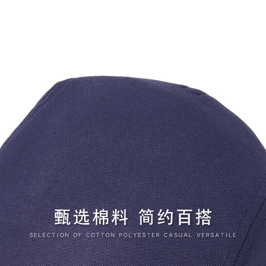 Denssyne beret men's four-season double-layer windproof cotton outdoor leisure all-match travel black forward hat middle-aged and elderly hat black one size adjustable (55-59cm)