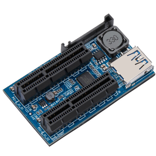 MOGE Capricorn PCIE one-to-two slot PCI-E3.0x4 expansion adapter board extension cable can power MC2222