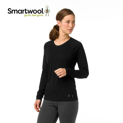 SmartWool Frauen Merino 150 Intime Layer vier Jahreszeiten Merino Atmungsaktives Wollwoll -Dessous 6913 Black 001 S