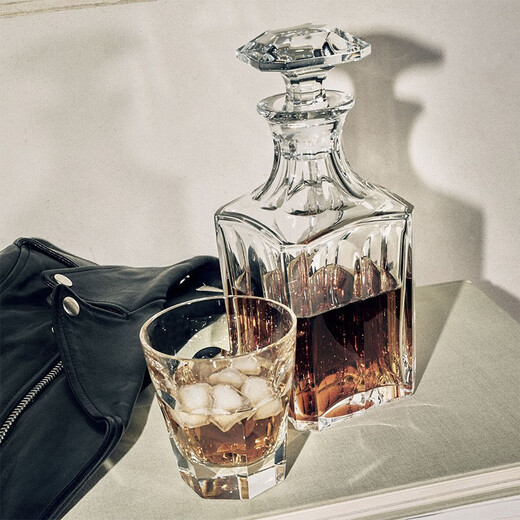 Baccarat HARCOURT series 1841 whiskey flat bottom pair of glasses gift transparent wine glass