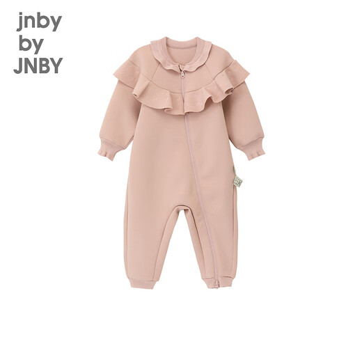 jnby by JNBY[江南布衣婴童]秋连体衣长袖爬服可爱立体花边女童婴儿YN9F11320 687淡粉 90cm