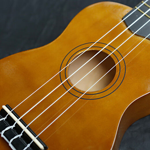 Han Qinxia Buntes Mädchen ukulele Kinder kleiner Gitarrenanfänger Uklili Hawaiian vier Saiten 21 Zoll Dunkelblau 23