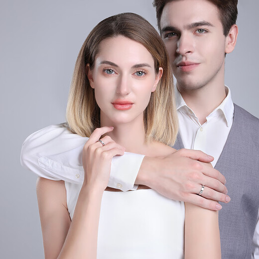 Luxurious pearls in stock, sparkling, pt950 platinum pair rings, couples, plain ring, platinum, men's proposal for marriage, size 10, 2.8g