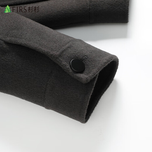 M manteur de laine à double face Shanshan Men de laine à double face Autumn et hiver Nouvelle affaires Température à mode lâche décontractée Black Men's Black XL (180)