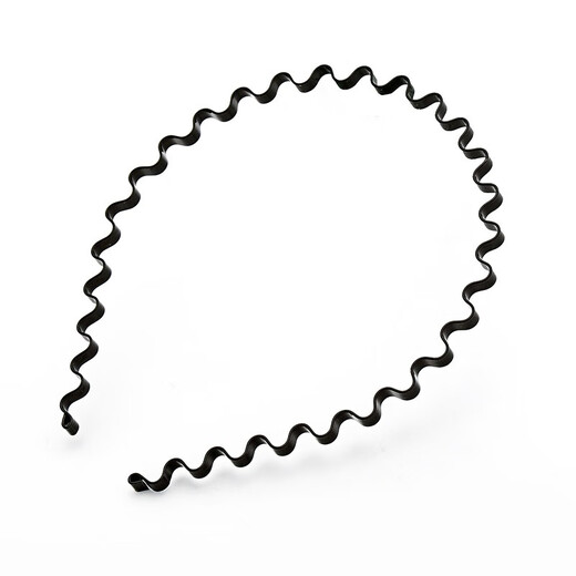 Onizi Men's Hairband Personalized Trendy Men's Back Hair Invisible Hairpin Hair Accessory Sports Face Wash Women's Headwear Pressed Hair Headband Headband 6mm Thickened Wavy Hairband